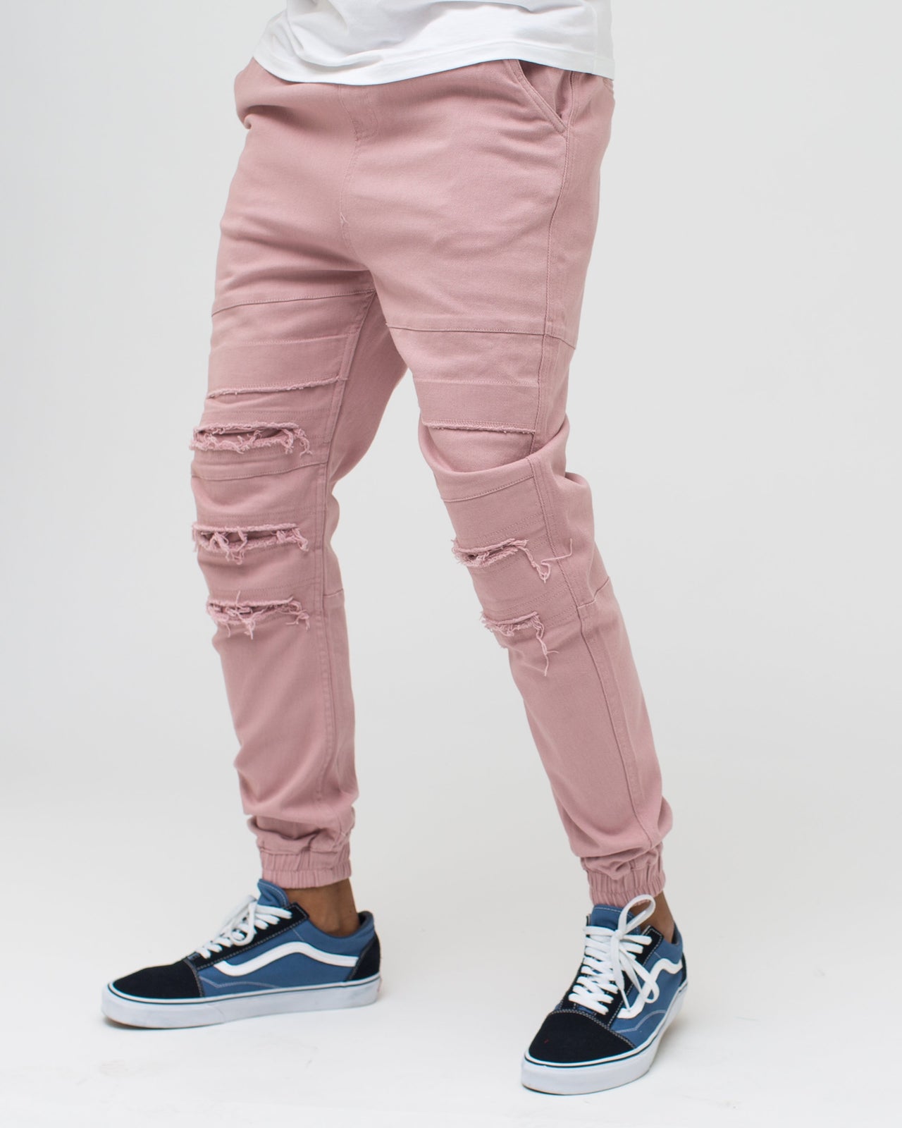 Shooter Jogger - Color: Pale Mauve | Pink