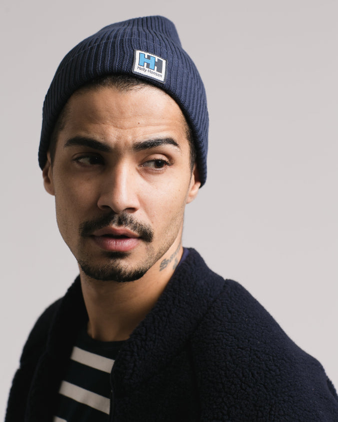 HH Knitted Beanie - Color: Navy | Blue