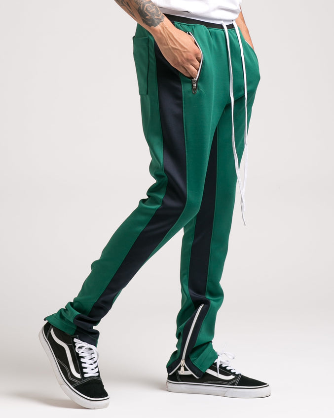 Track Pant - Color: Green/Navy | Green