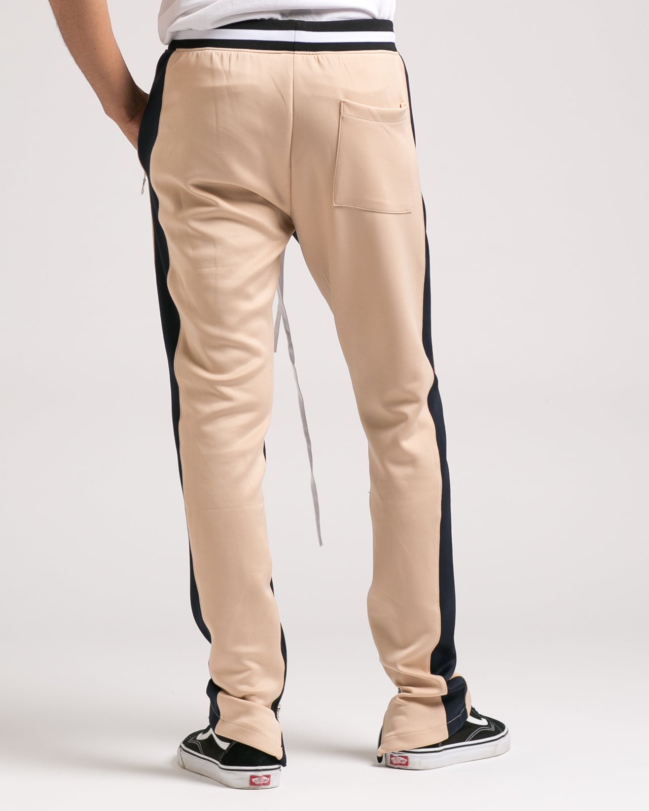 Track Pant - Color: Beige/Navy | Beige