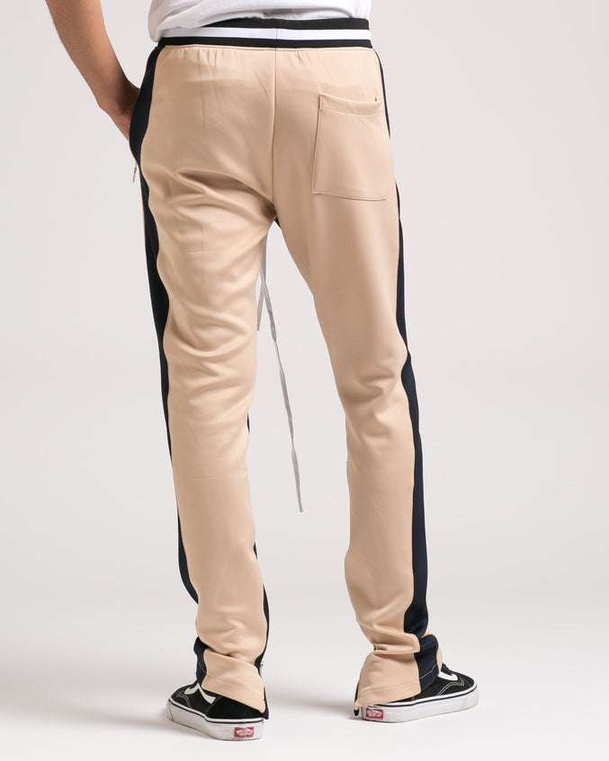 Track Pant - Color: Beige/Navy | Beige
