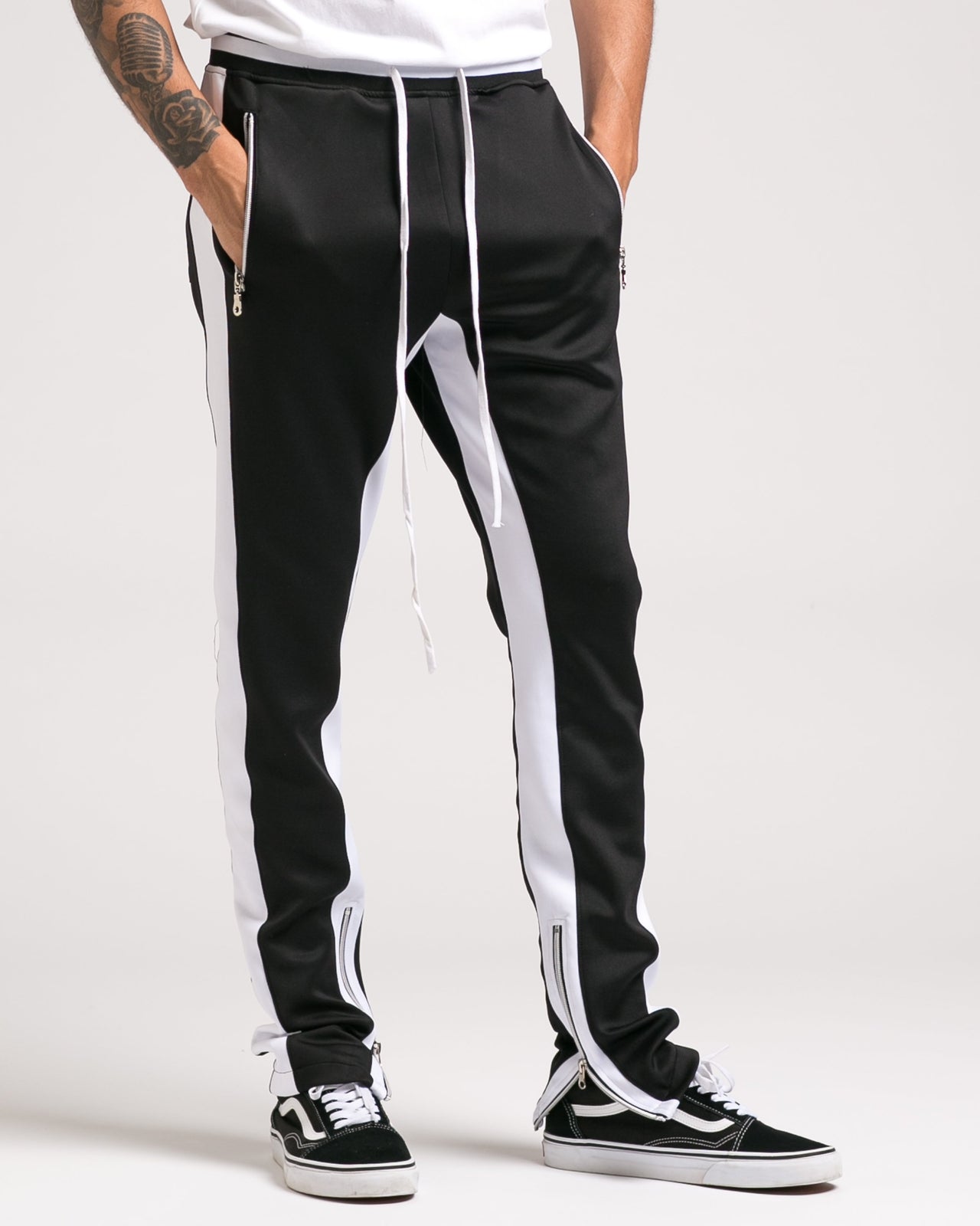 Track Pant - Color: Black/White | Black
