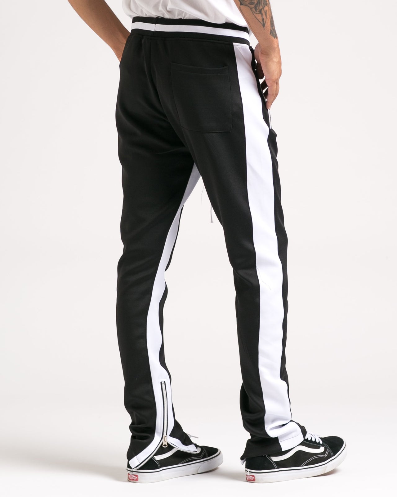 Track Pant - Color: Black/White | Black