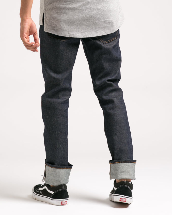 Slim Stretch Selvedge Denim - Color: Indigo | Blue