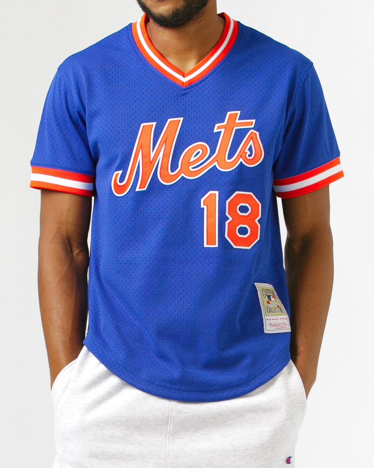 Darryl Strawberry Batting Practice Jersey - Color: Blue | Blue