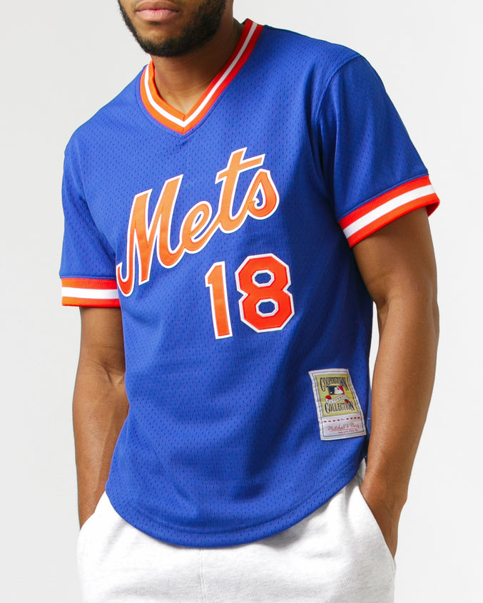 Darryl Strawberry Batting Practice Jersey - Color: Blue | Blue