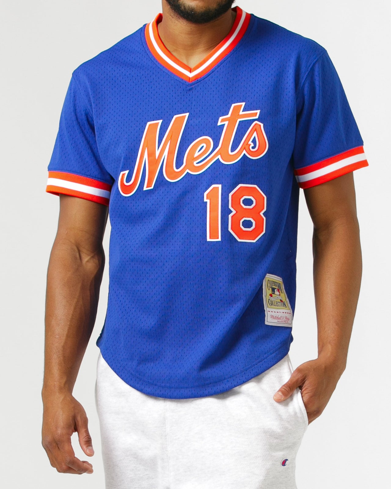 Darryl Strawberry Batting Practice Jersey - Color: Blue | Blue