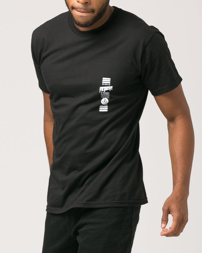 Triple Stack 2 Tee - Color: Black | Black