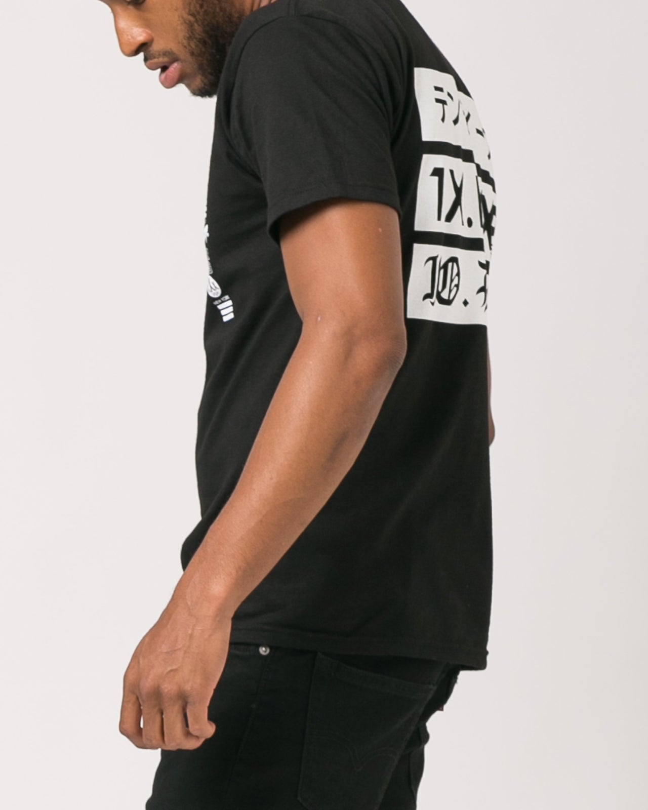 Triple Stack 2 Tee - Color: Black | Black