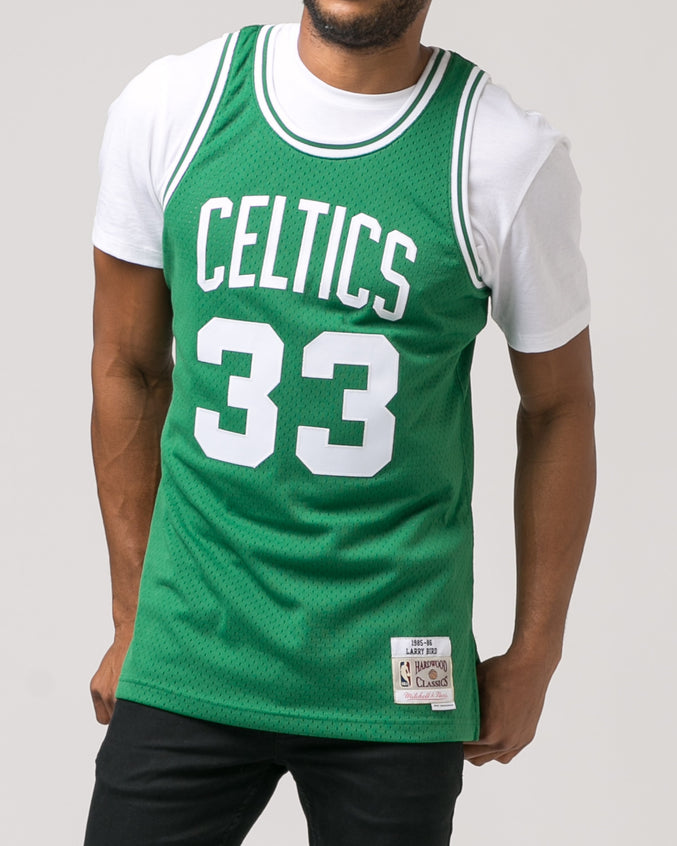 Larry Bird Swingman Jersey - Color: Green | Green