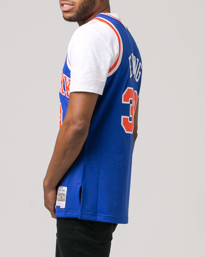 Patrick Ewing Swingman Jersey - Color: Blue | Blue