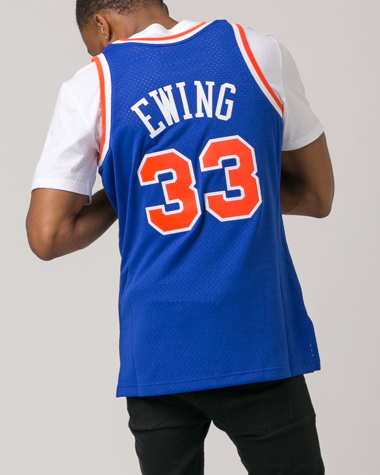 Patrick Ewing Swingman Jersey - Color: Blue | Blue