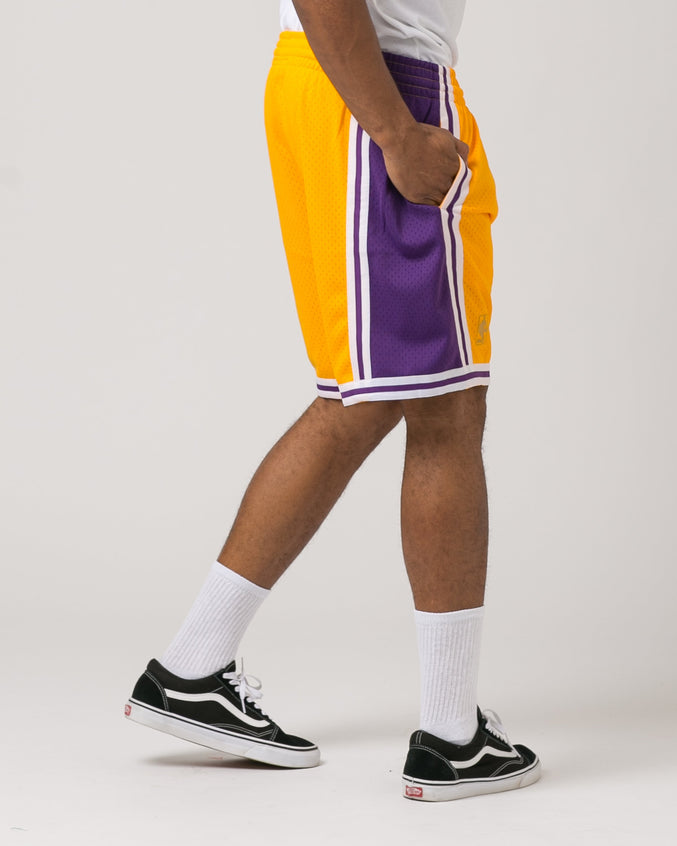 Los Angeles Lakers Swingman Shorts - Color: Yellow | Yellow