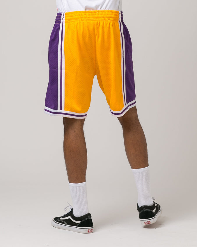 Los Angeles Lakers Swingman Shorts - Color: Yellow | Yellow