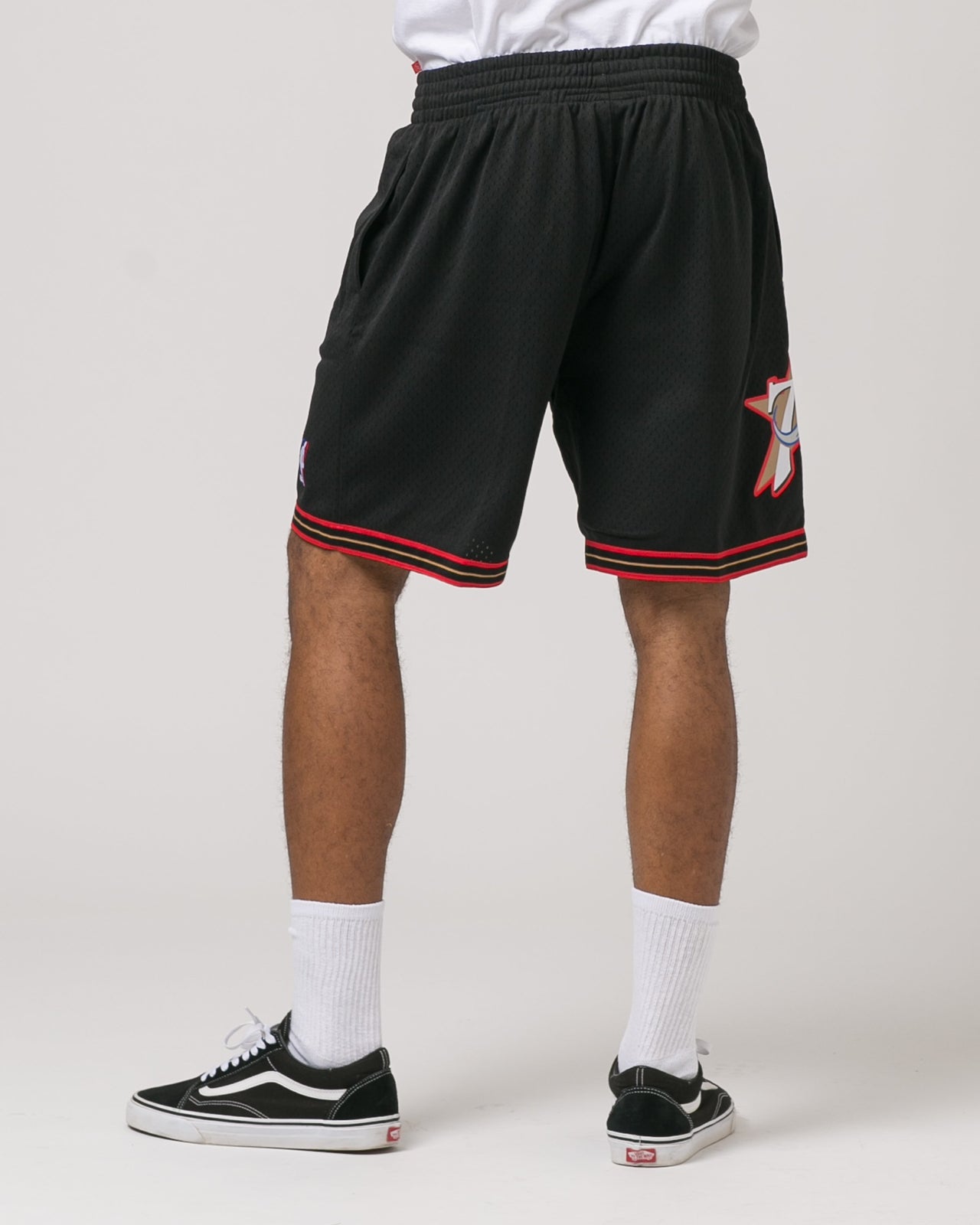 Philadelphia 76ers Swingman Shorts - Color: Black | Black