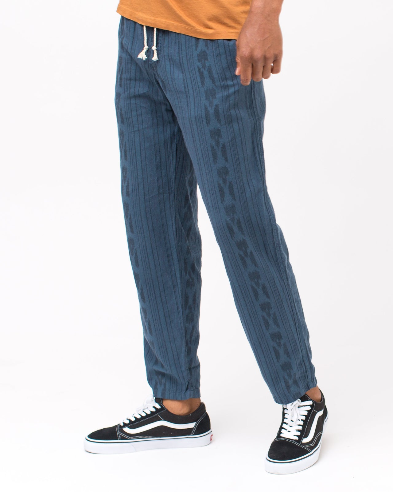 Farmer Dave Pant - Color: Indigo Ikat | Blue
