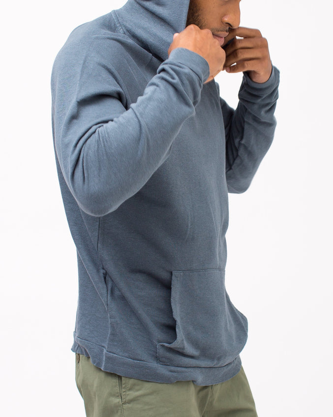Hemp Hoodie - Color: Dull Indigo | Blue