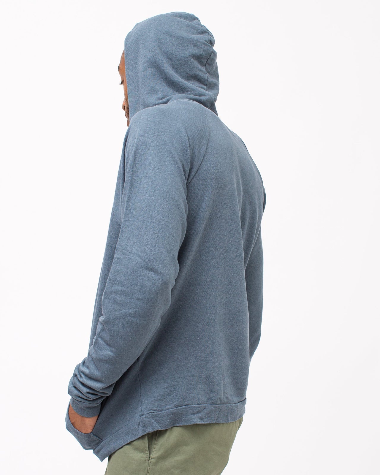 Hemp Hoodie - Color: Dull Indigo | Blue