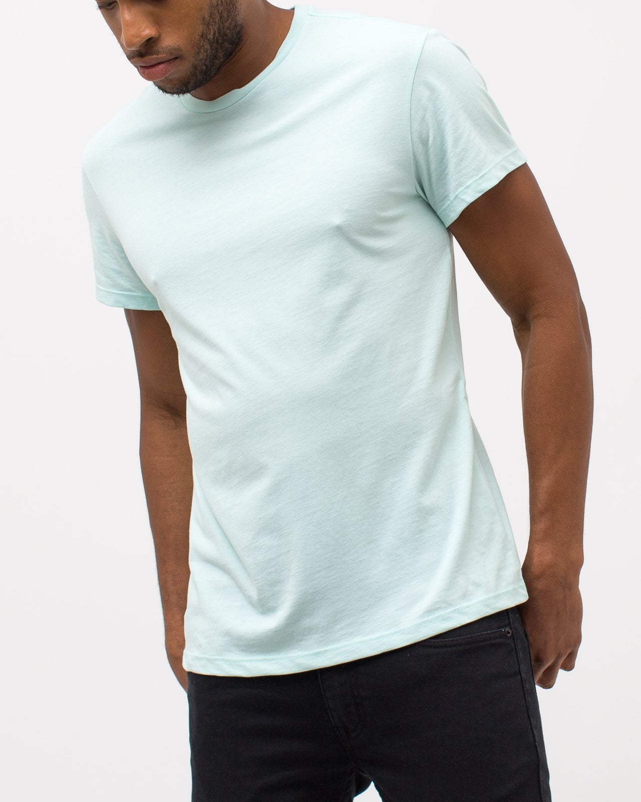 The Daily Tee - Color: Surf Spray | Blue