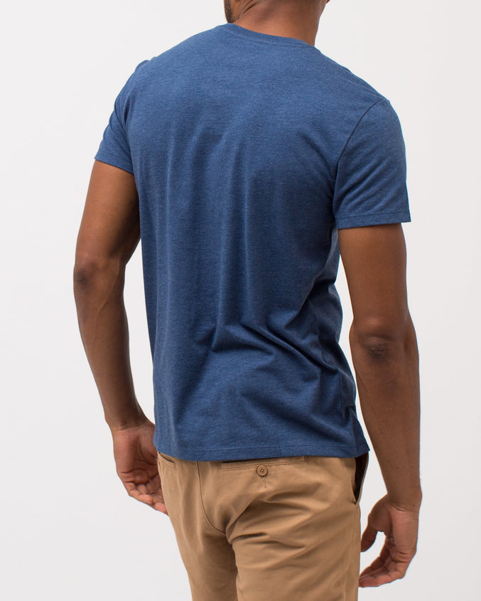 The Daily Vee - Color: Heather Navy | Blue