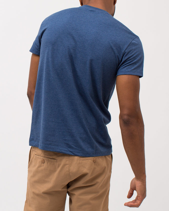 The Daily Tee - Color: Heather Navy | Blue