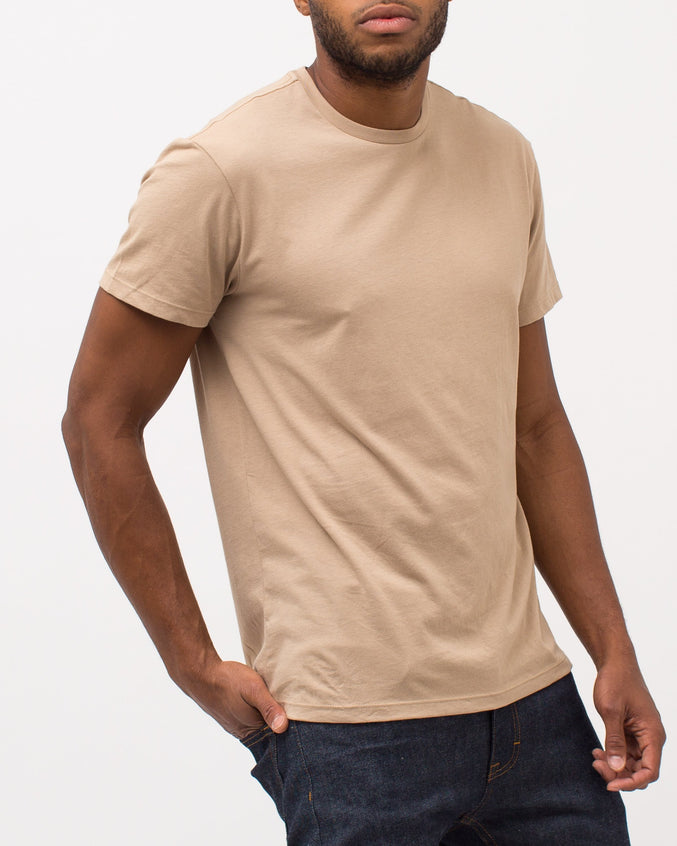 The Daily Tee - Color: Pale Khaki | Beige