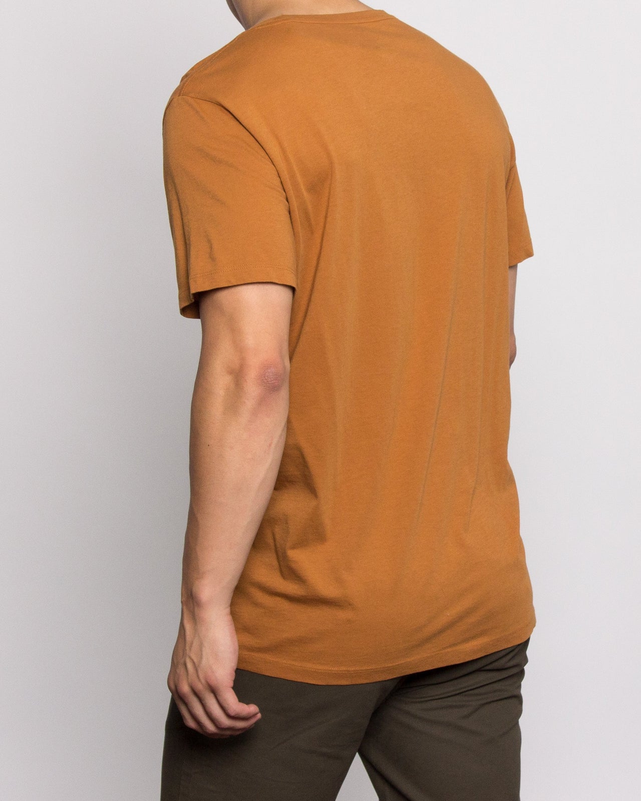 Open Neck Tee - Color: Adobe | Brown