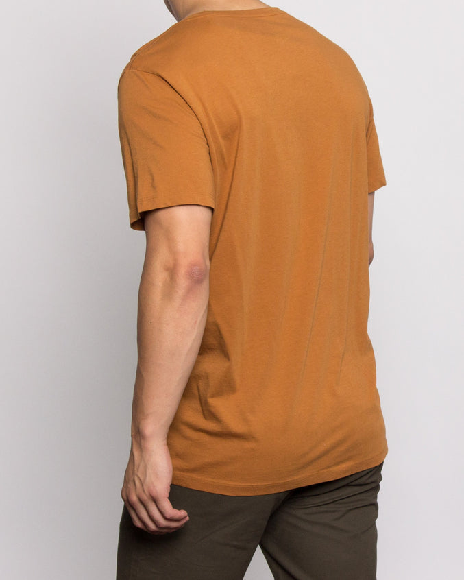 Open Neck Tee - Color: Adobe | Brown