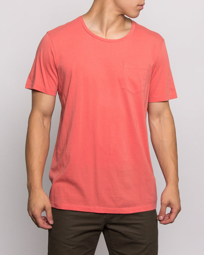 Open Neck Tee - Color: Faded Rose | Pink