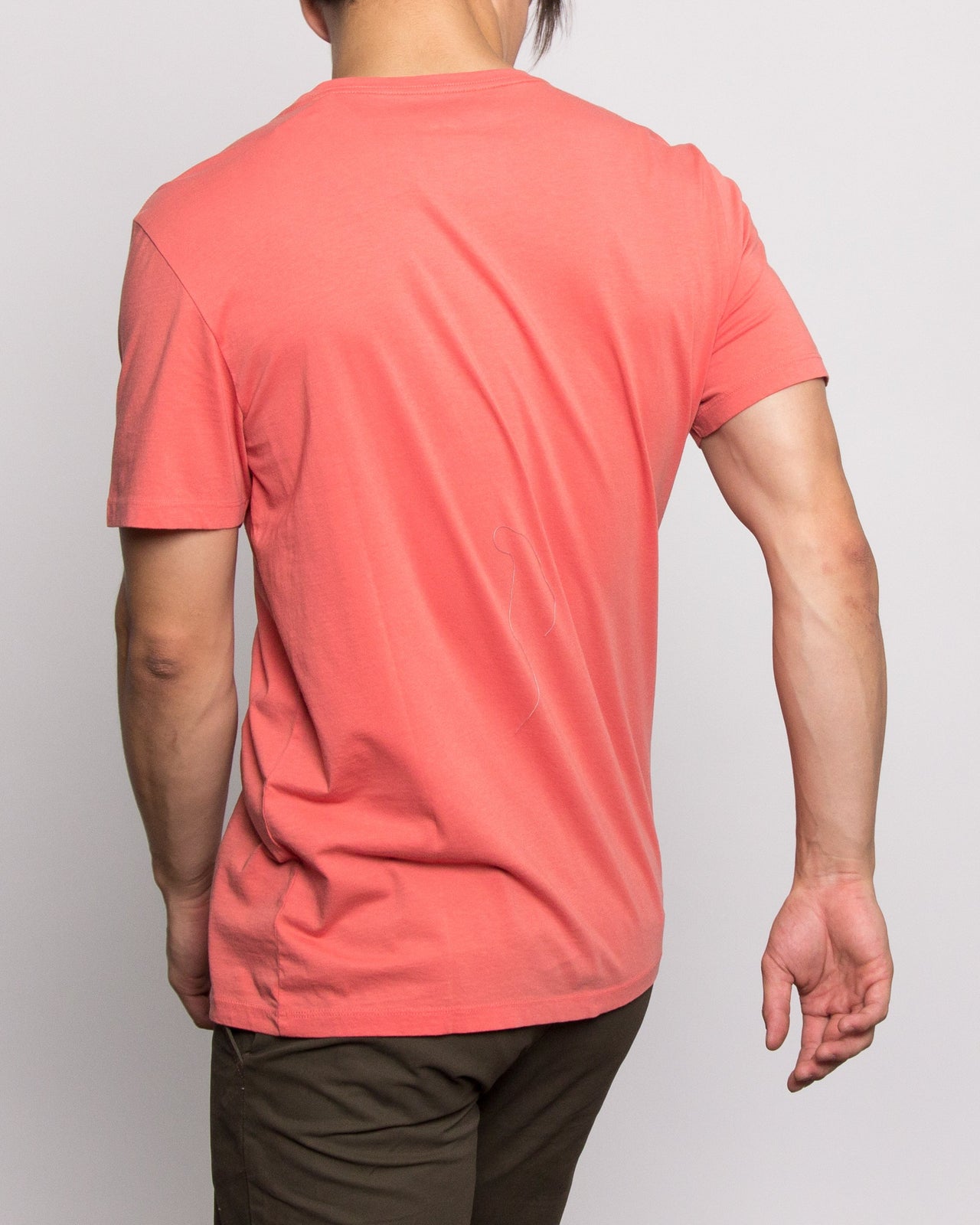 Open Neck Tee - Color: Faded Rose | Pink