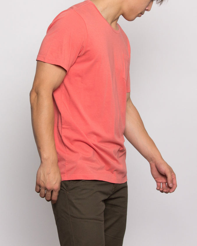 Open Neck Tee - Color: Faded Rose | Pink