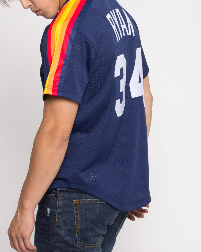 Nolan Ryan Batting Practice Jersey - Color: Navy | Blue