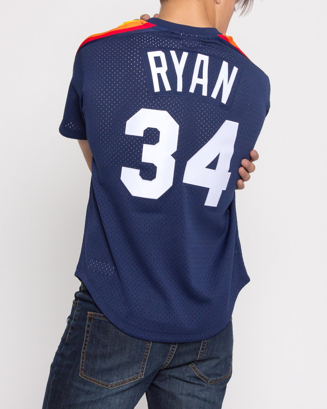 Nolan Ryan Batting Practice Jersey - Color: Navy | Blue