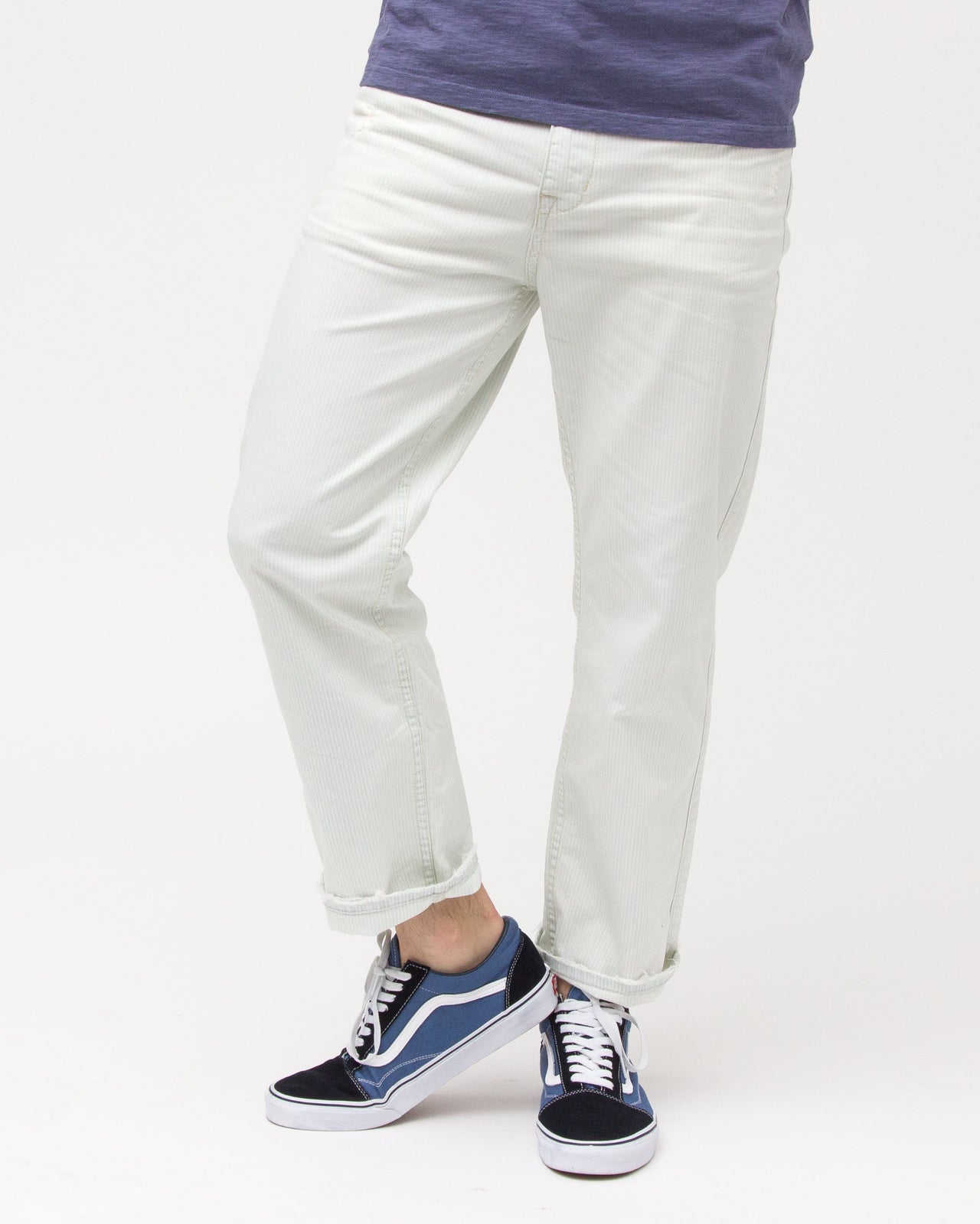 Aeillo Taper Denim - Color: Railroad Stripe | Multi
