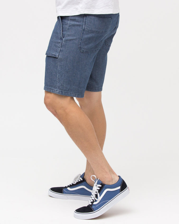 Denim Camp Short - Color: Denim | Blue