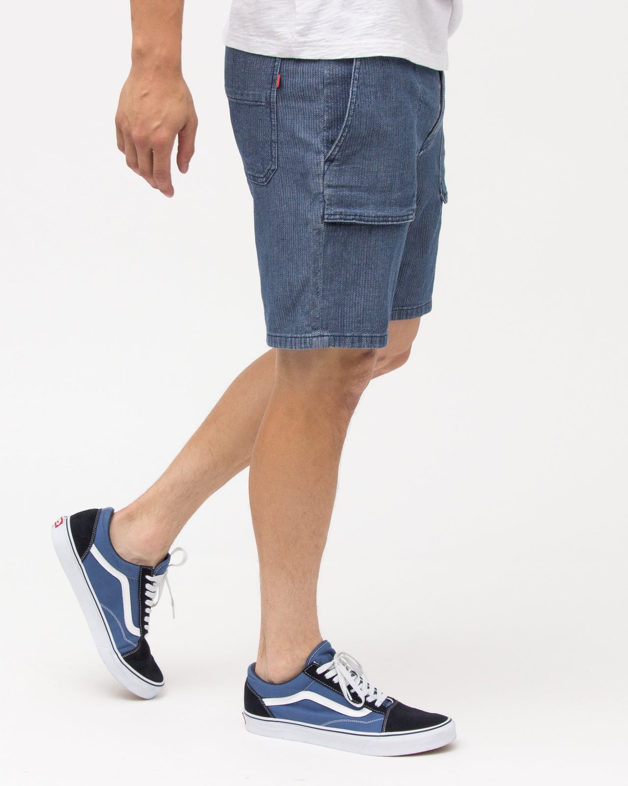 Denim Camp Short - Color: Denim | Blue
