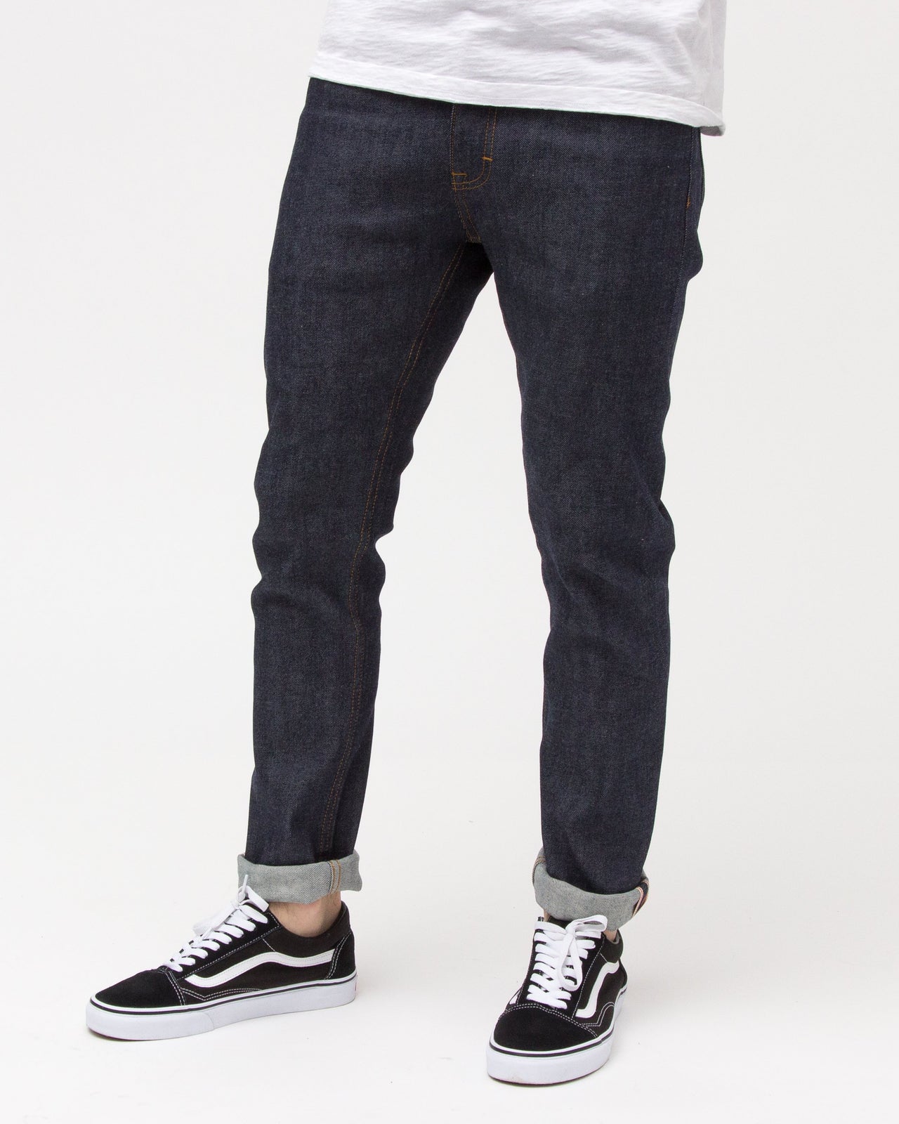 Skinny Stretch Selvedge Denim - Color: Indigo | Blue
