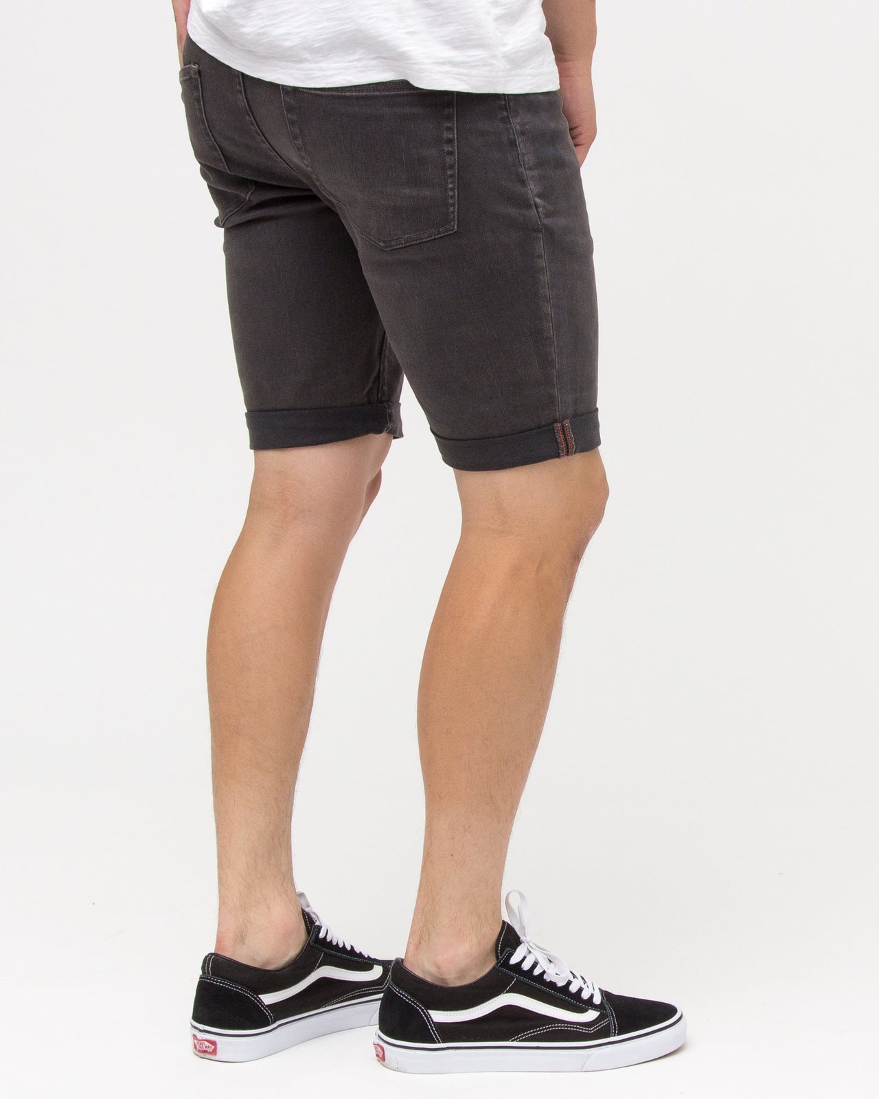 DENIM SHORTS - Color: Grey | Gray