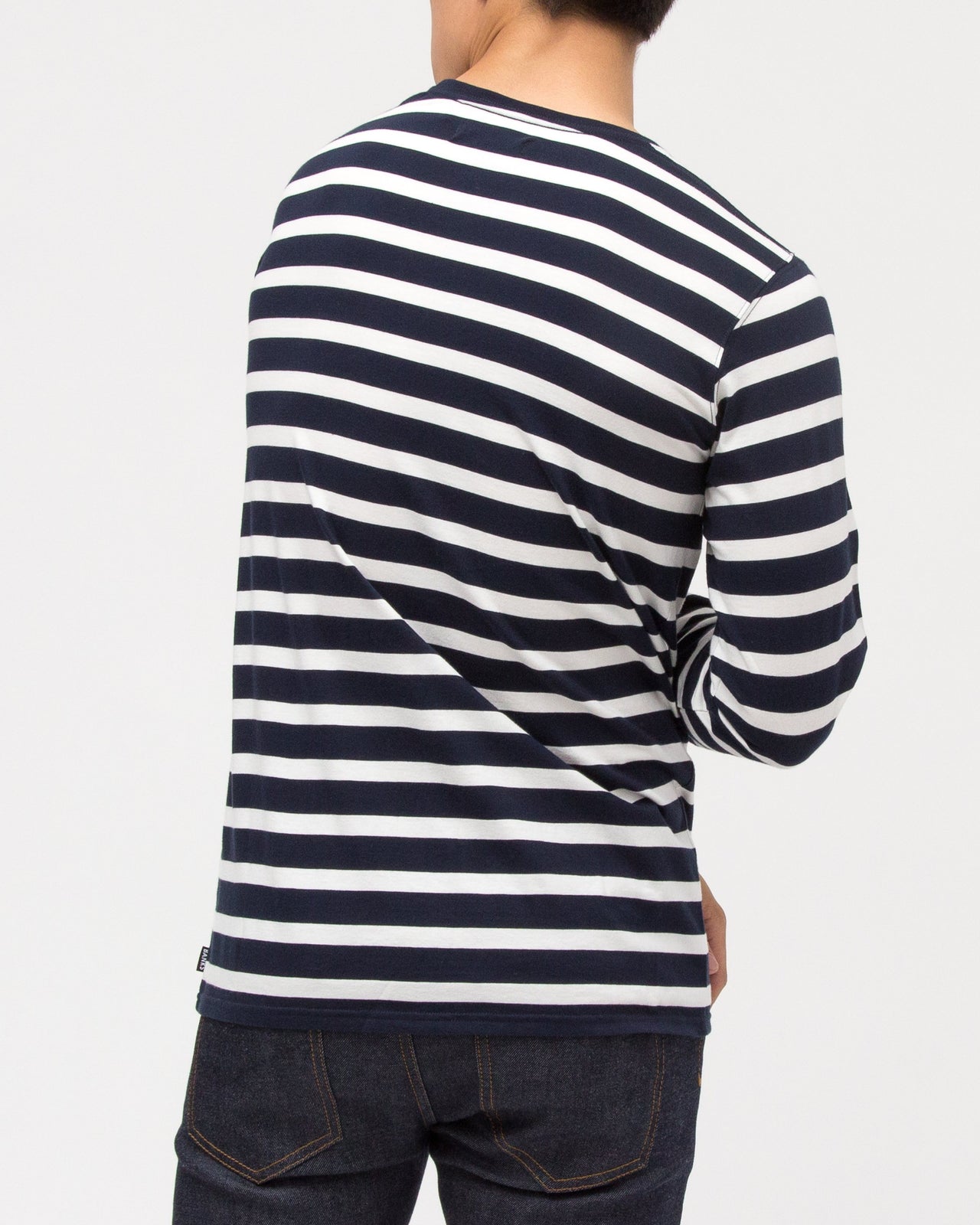 Simples Long Sleeve Tee - Color: Dirty Denim | Blue