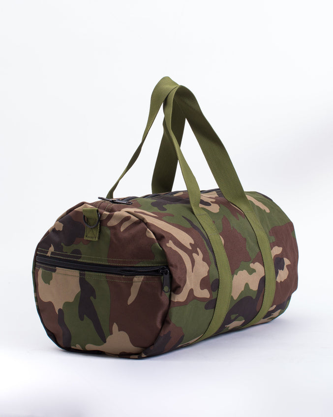 19 Inch Duffle Canvas Bag - Color: Woodland Camo | Multi