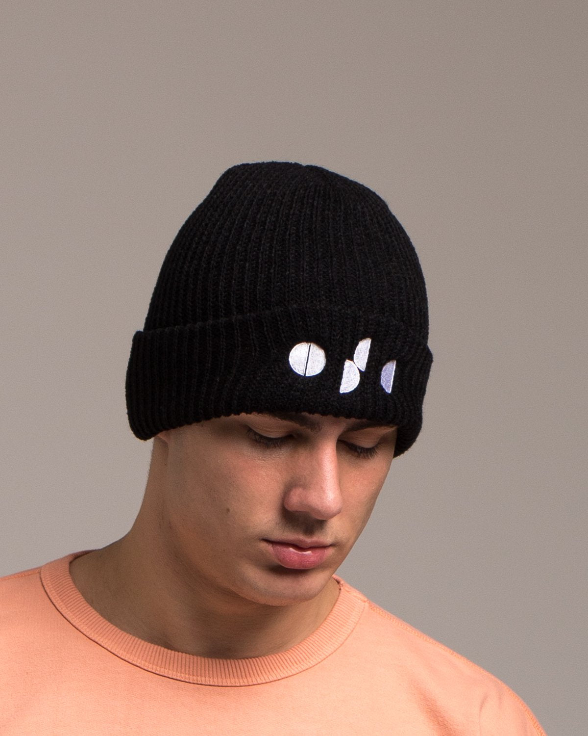Shapes Beanie - Color: Black | Black