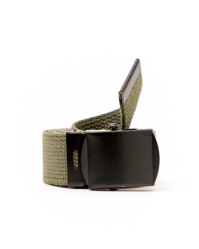 Web Belt - Color: Olive Drab/Black | Green