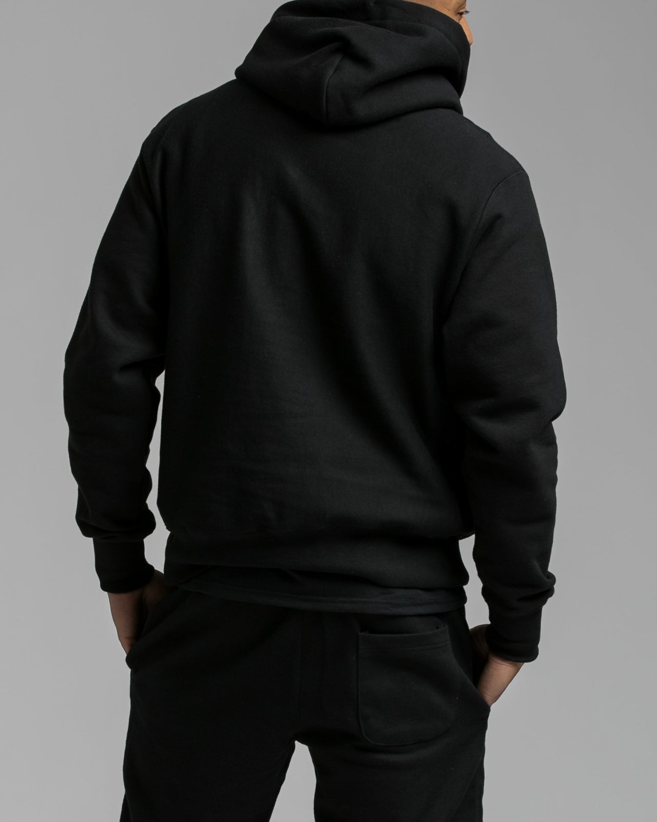 Reverse Weave Hoody - Color: Black | Black