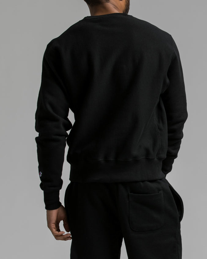 Reverse Weave Sweatshirt - Color: Black | Black
