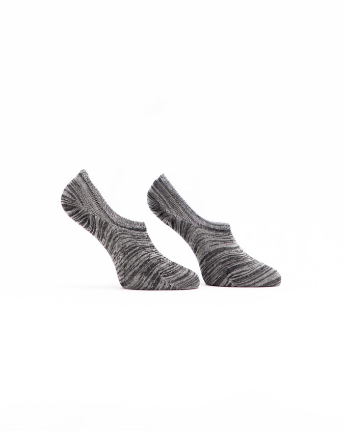 No Show Marl Sock - Color: Grey Marl | Gray
