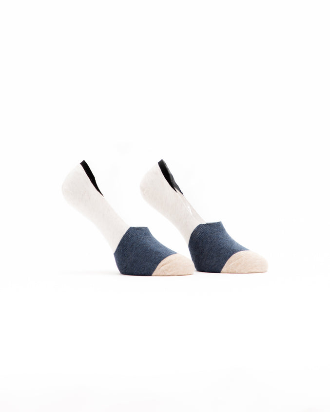 No Show Sock - Color: Blue/White | Blue