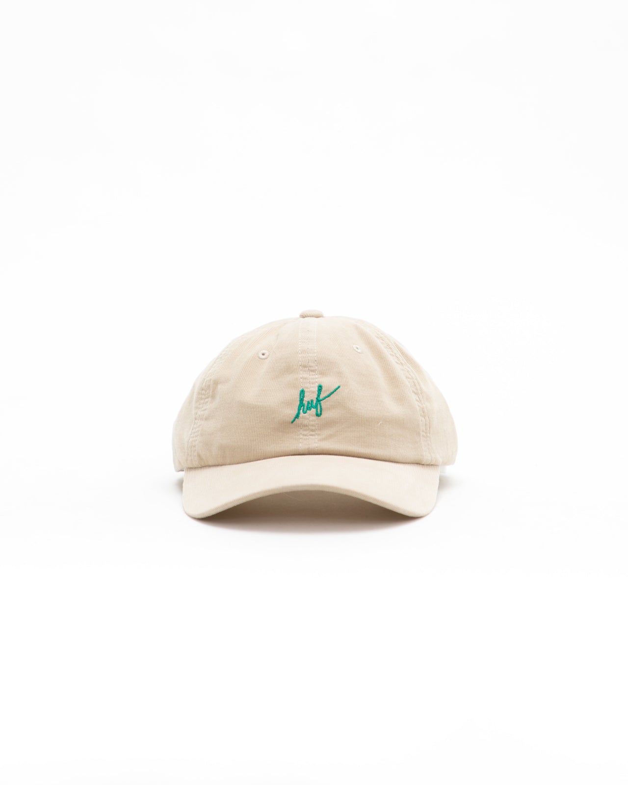 Corduroy Script Visor - Color: Sand | Beige