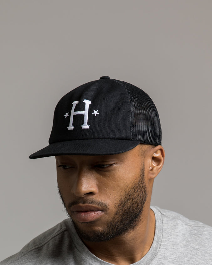 Classic H Trucker - Color: Black | Black