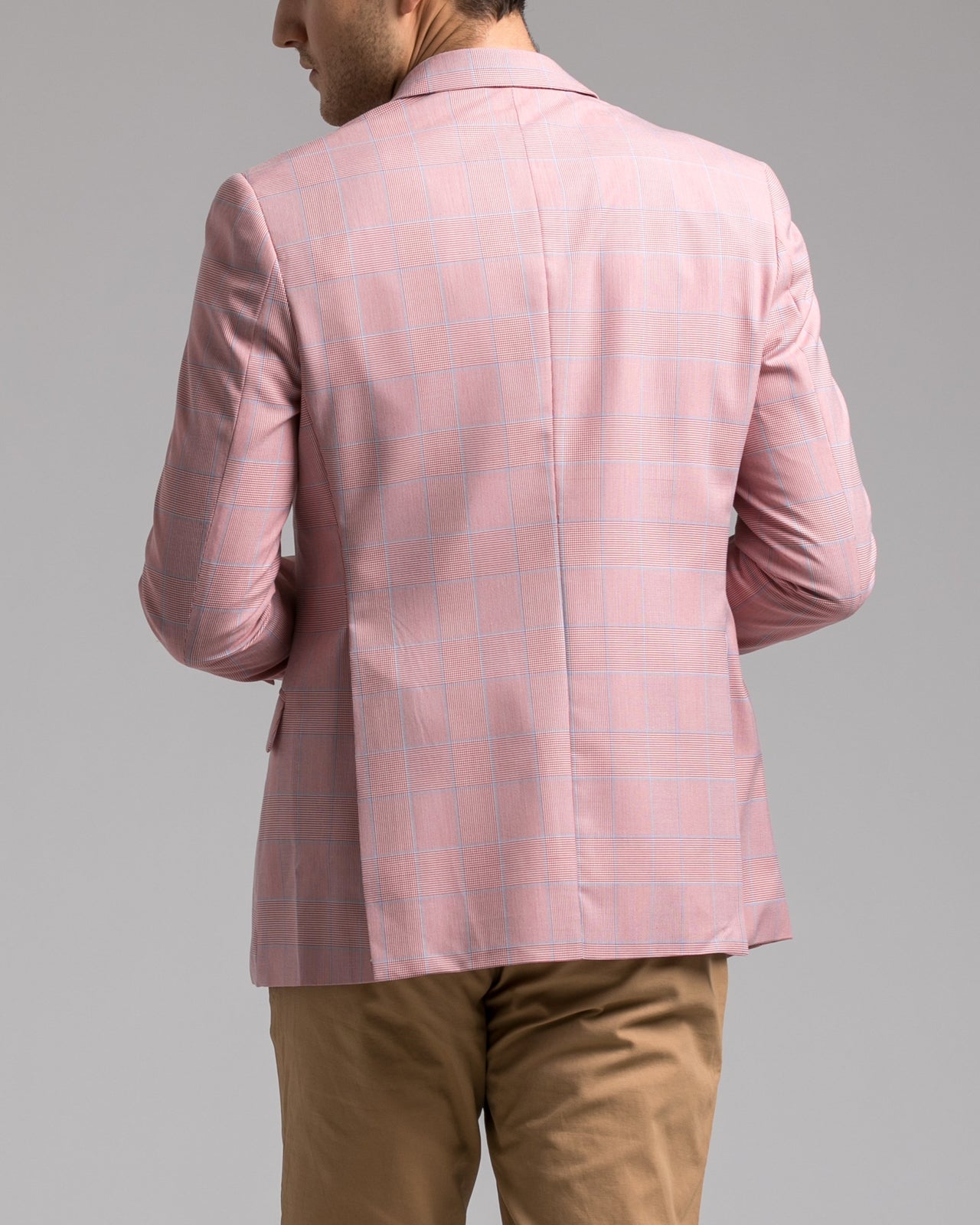 Dorsia Blazer - Color: Pink Plaid | Pink