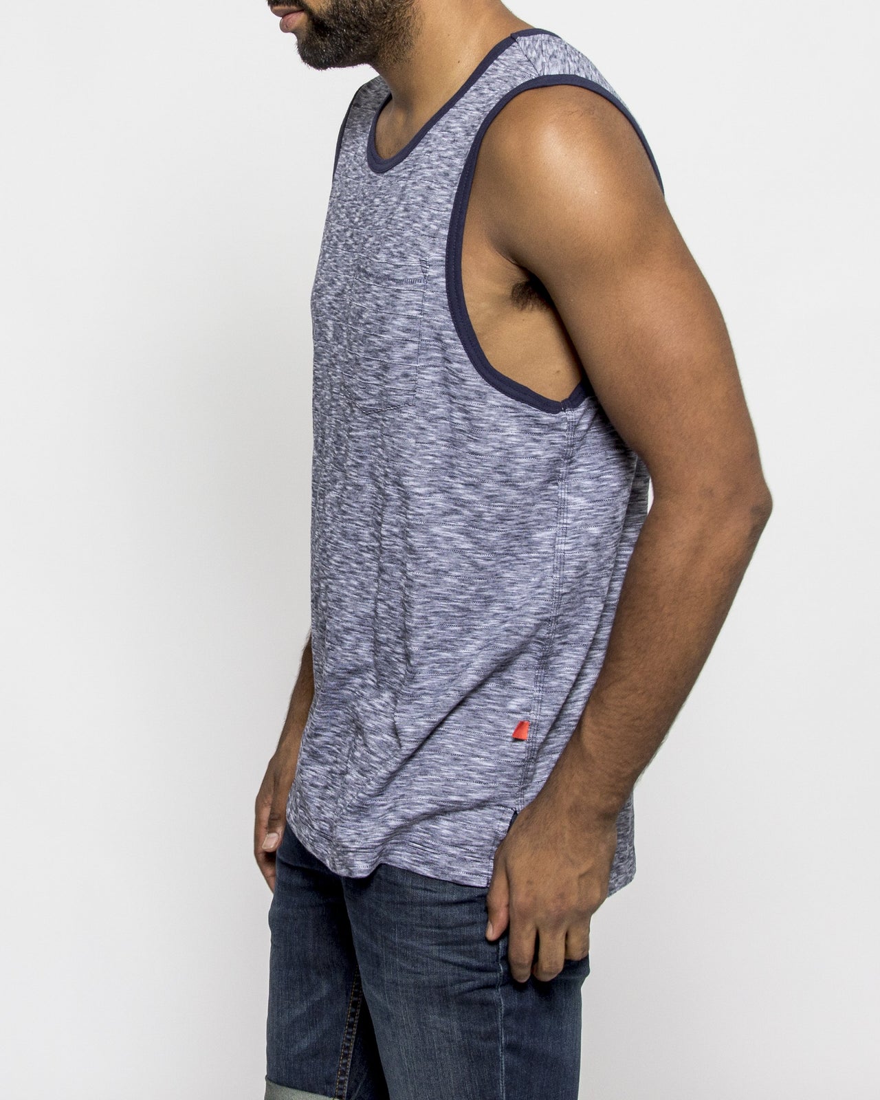 RINGER TANK - Color: Navy | Blue